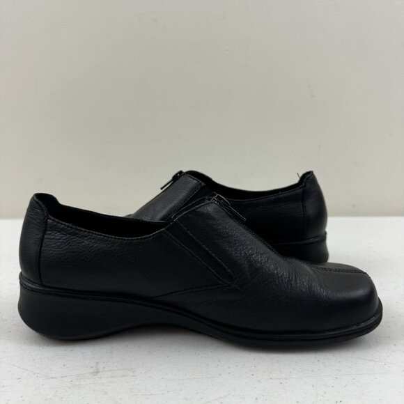 Cobbie Cuddlers Black Leather Upper Zip Comfort Walking Shoes Size 8 Wide - Picture 5 of 14